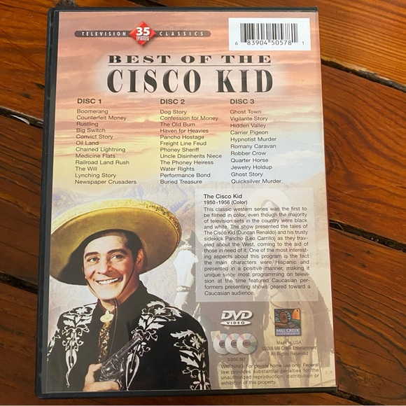 Best of the Cisco Kid 3 Disc Set 1950-1956 - Picture 3 of 6